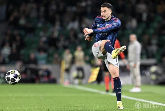 阿森纳首回合力克葡体 马丁内利：零封胜利奠定